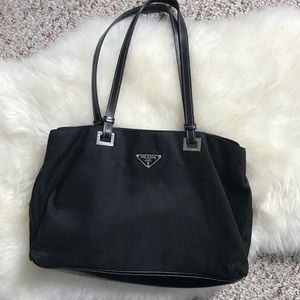 PRICE DROP! Prada nylon & leather bag